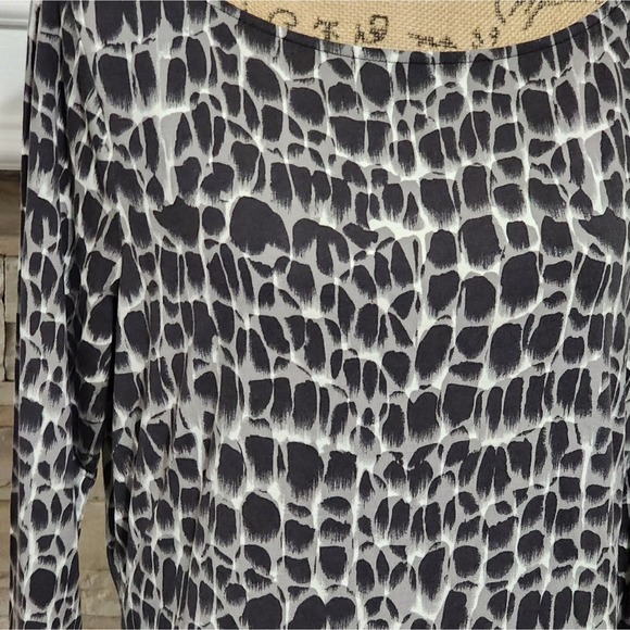 Ann Taylor leopard print soft stretchy bodycon shirt dress plus size 14 new!!! - Picture 4 of 7